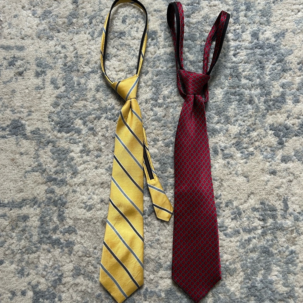 Nautica Kids Ties - Yellow and Red